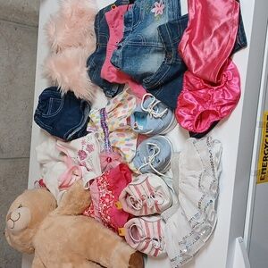 Build A Bear Lot 17 Outfit + Shoes And Bear